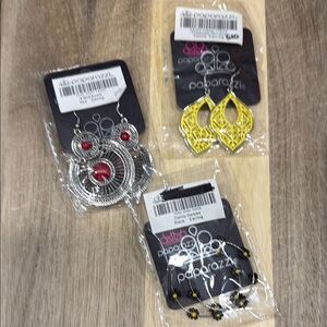 (3) Paparazzi Earings